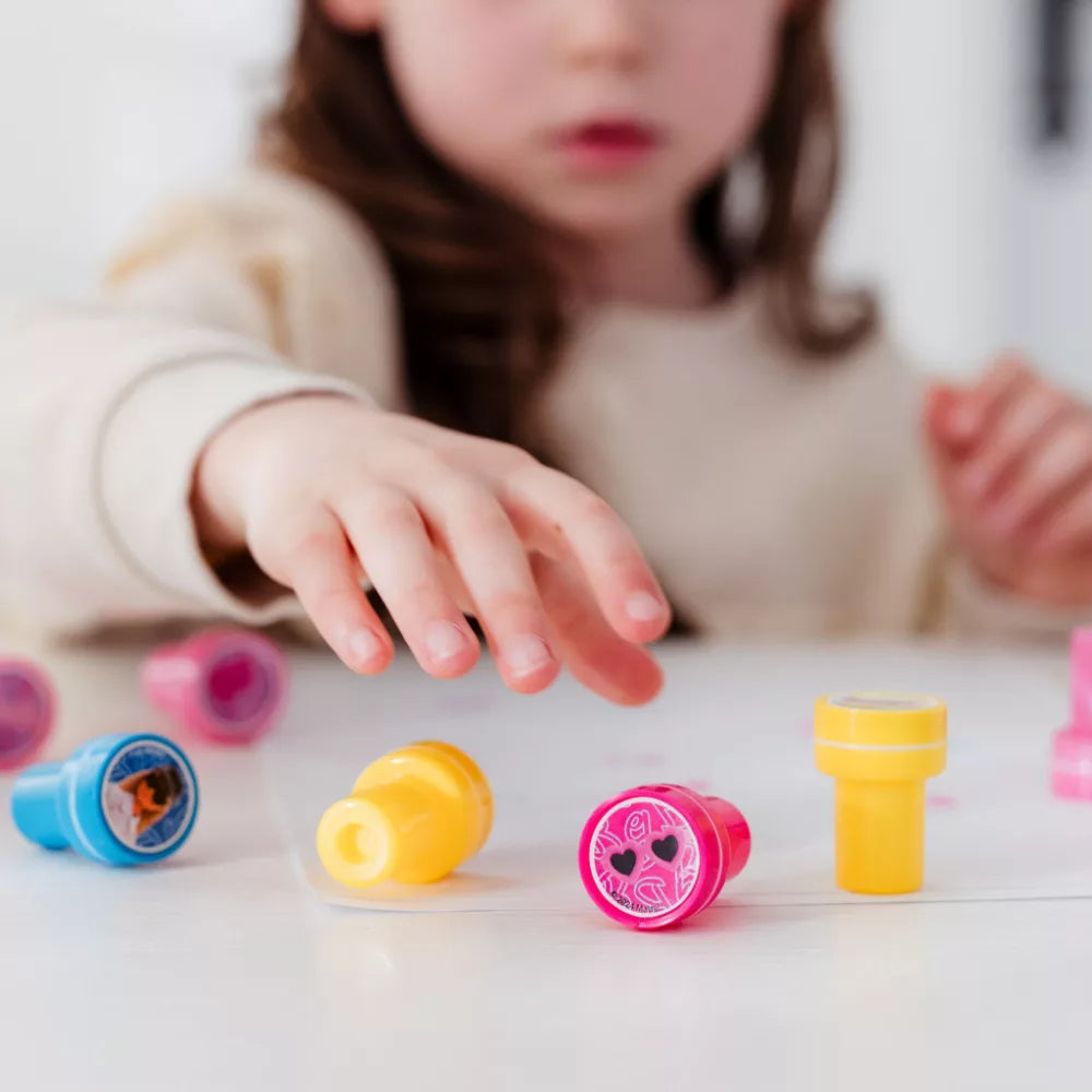 Coffret de tampons Barbie Malibu 12 pièces