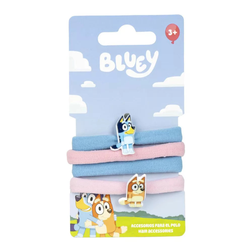 (Précommande) Ensemble de 4 élastiques à cheveux Bluey