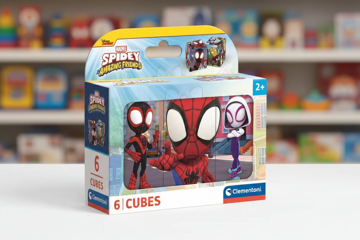 (Précommande) Puzzle 6 cubes Spidey