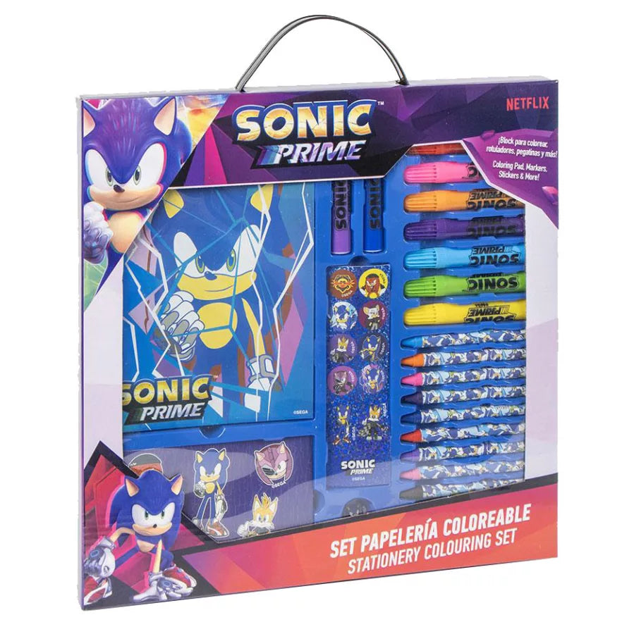 SET PAPETERIE - SONIC GOLDEN RINGS NEW SET PAPETERIE - SONIC GOLDEN RINGS NEW