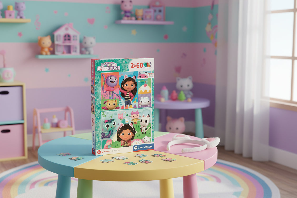 (Précommande) Puzzle 2x60 pièces Gabby's Dollhouse Clementoni – Ohana ...