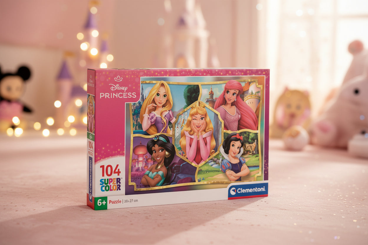 (Précommande) Puzzle Disney Princesses 104 pièces par Clementoni