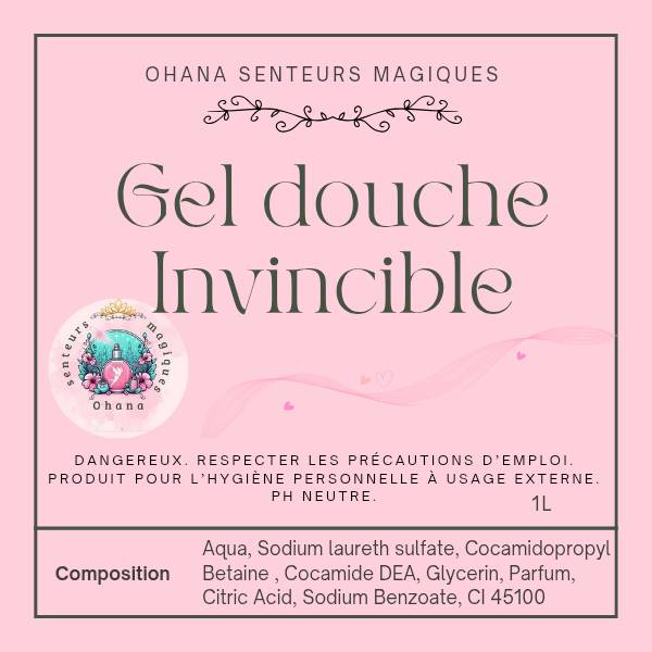 Gel douche de Luxe - Invincible 1L