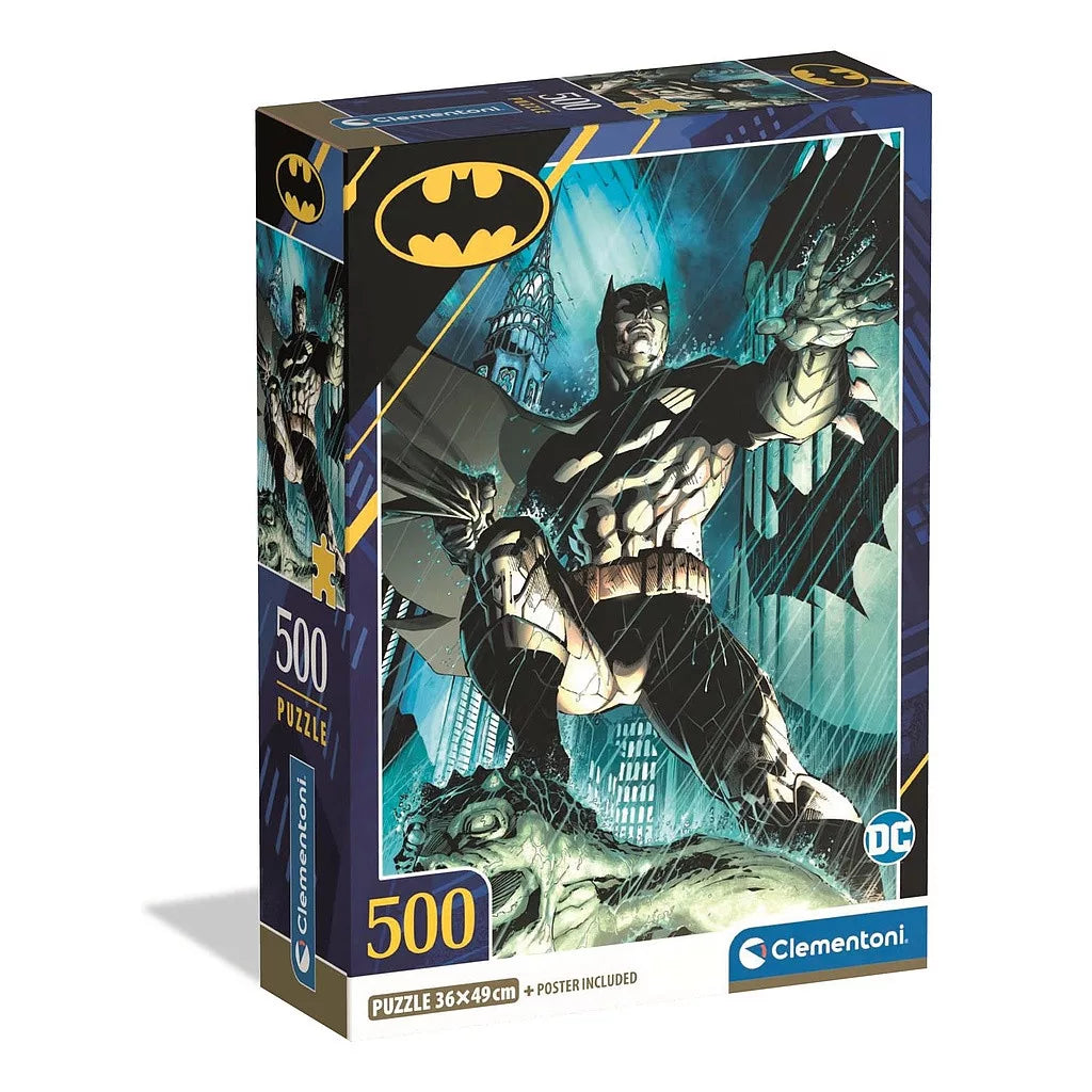 (Précommande) Puzzle compact Batman 500 pièces + poster inclus Clementoni