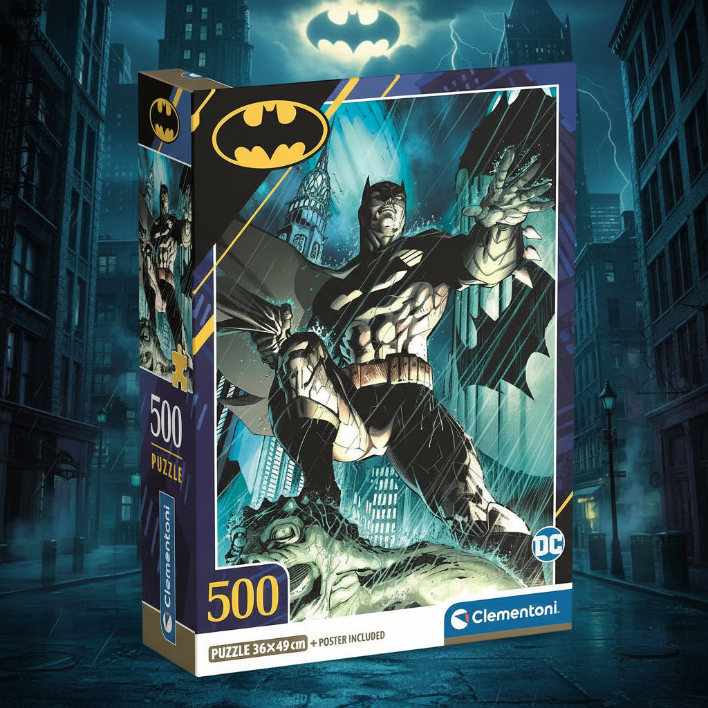 (Précommande) Puzzle compact Batman 500 pièces + poster inclus Clementoni