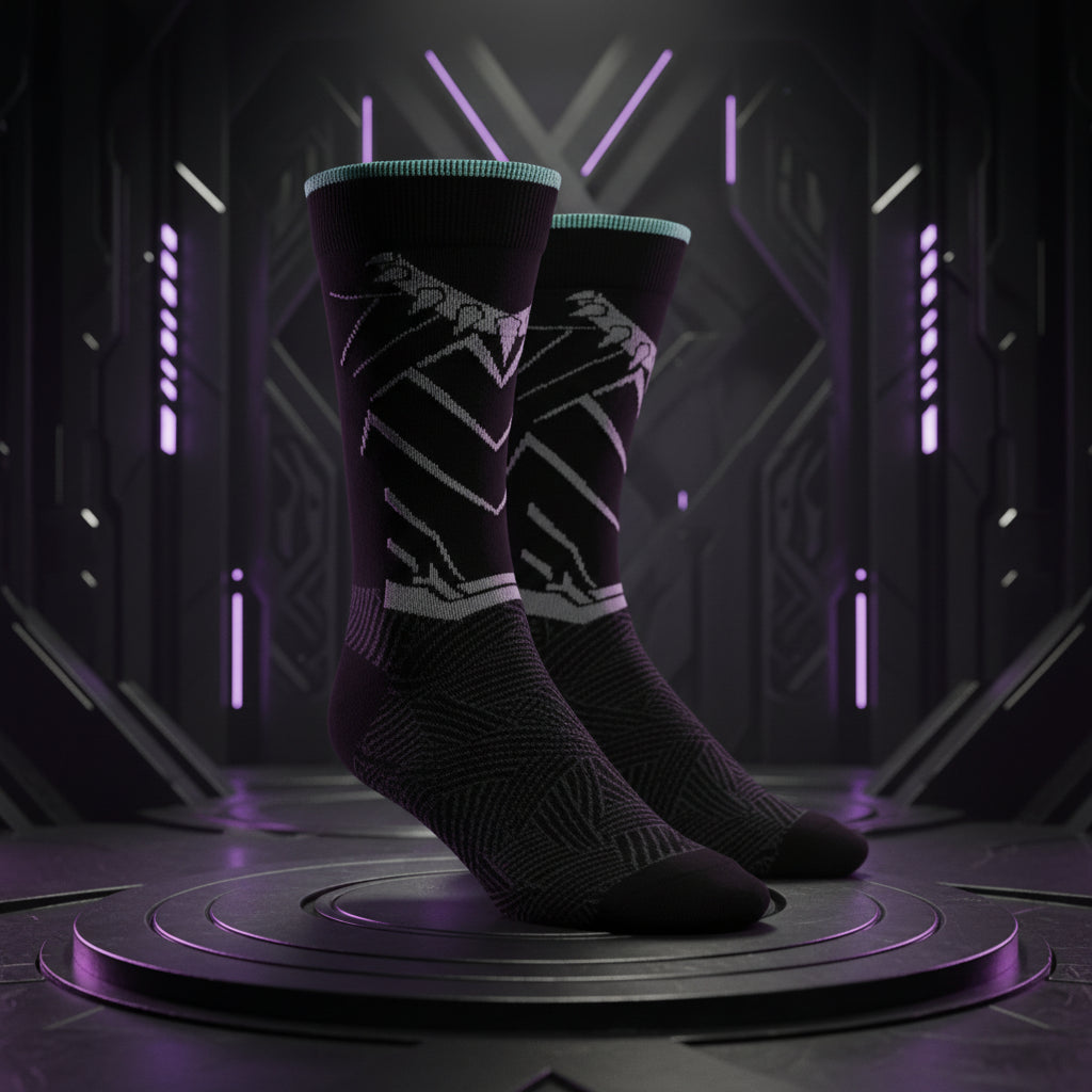 (Précommande) Chaussettes longues pour adultes Avengers Wakanda Forever 38/45