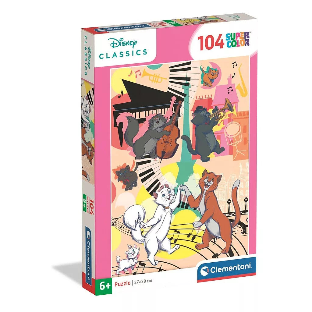 (Précommande) Puzzle Clementoni 104 pièces Disney Classics Les Aristochats
