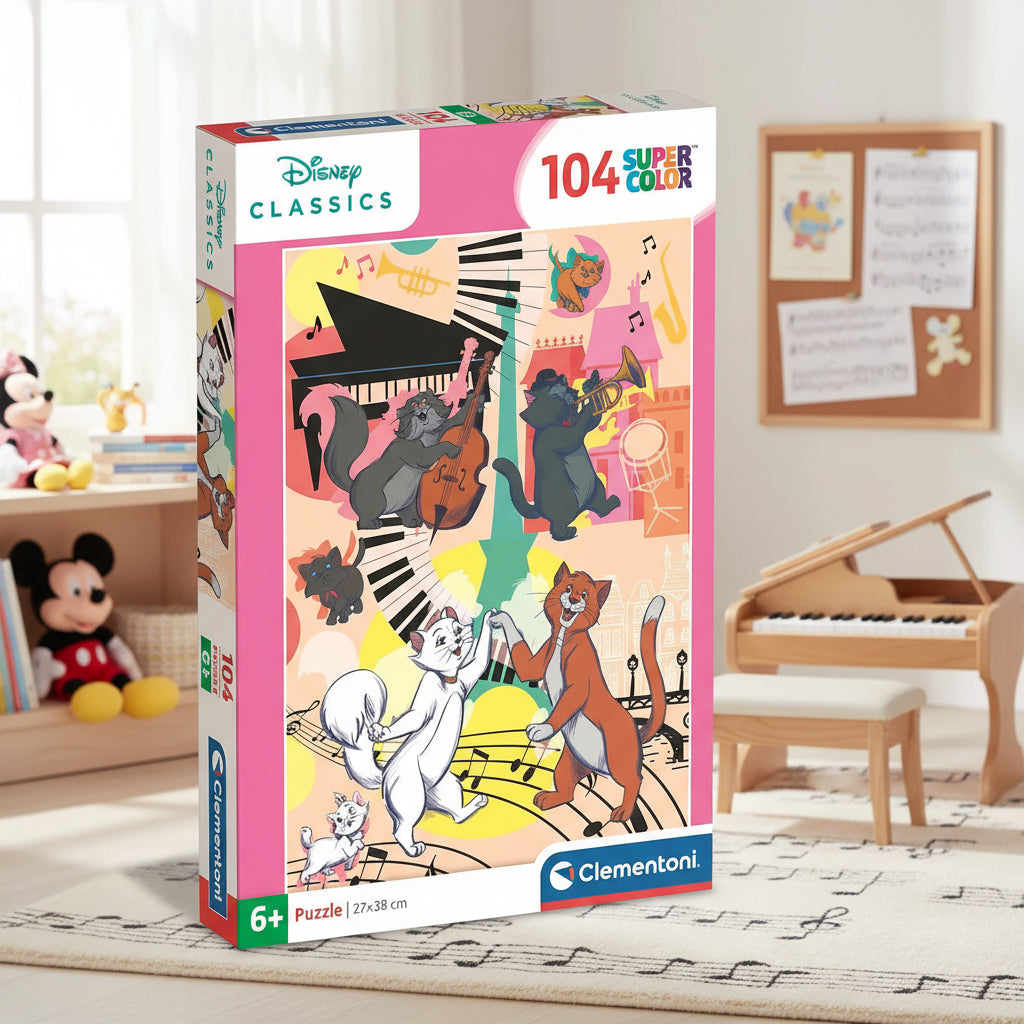 (Précommande) Puzzle Clementoni 104 pièces Disney Classics Les Aristochats