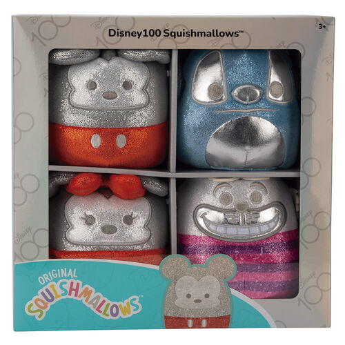 (Précommande) Coffret de 4 peluches Disney Squishmallows 12 cm