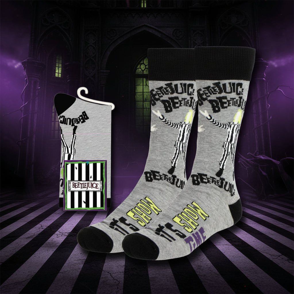 (Précommande) Chaussettes longues pour adultes Beetlejuice 38/45
