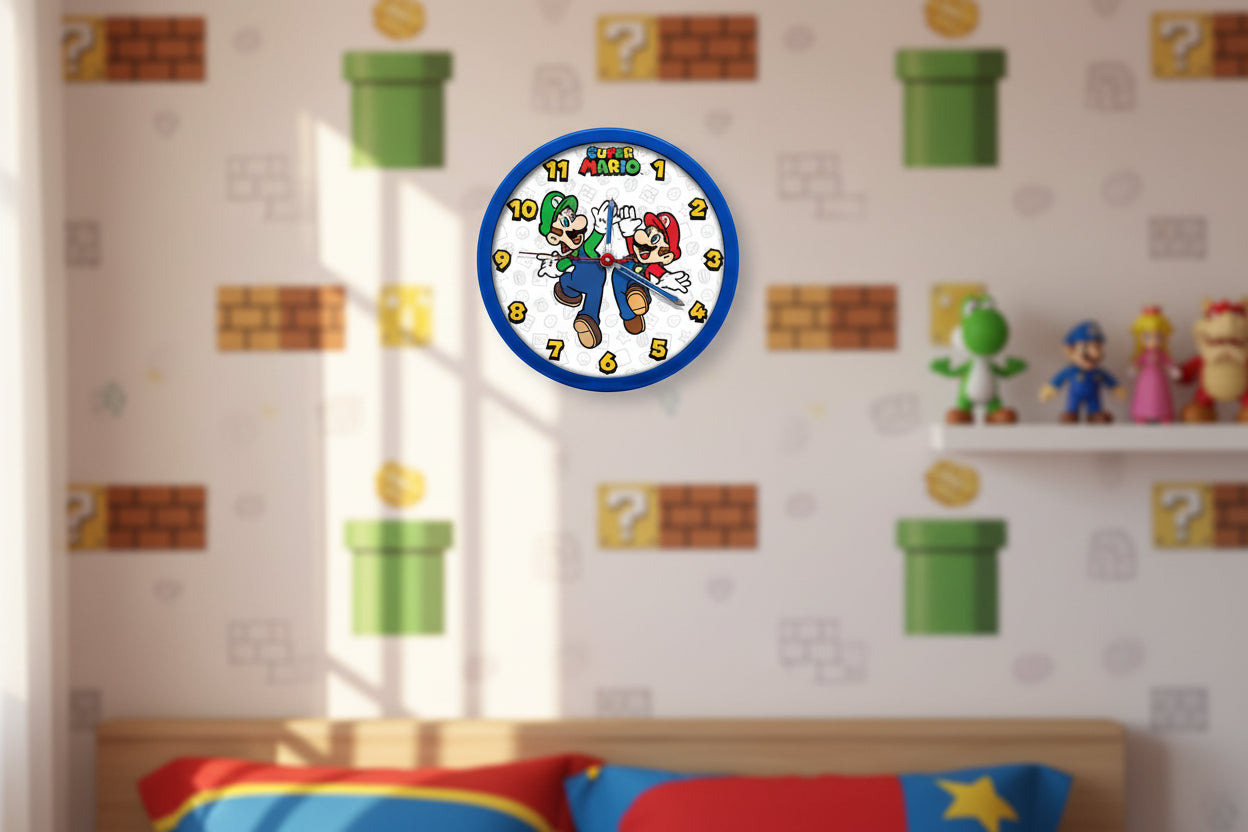 (Précommande) Horloge murale Super Mario 25cm