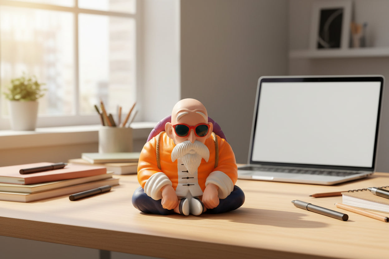 (Précommande) Figurine tirelire Chibi Master Roshi Dragon Ball 15 cm