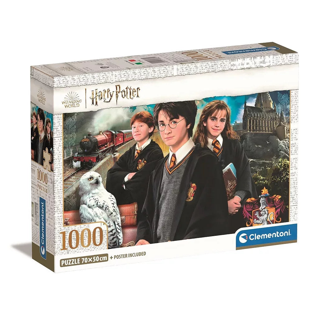 (Précommande) Puzzle compact Harry Potter 1000 pièces + poster inclus Clementoni