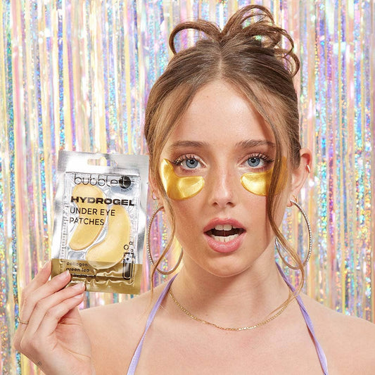 Patchs sous les yeux en hydrogel - Collagène et thé vert