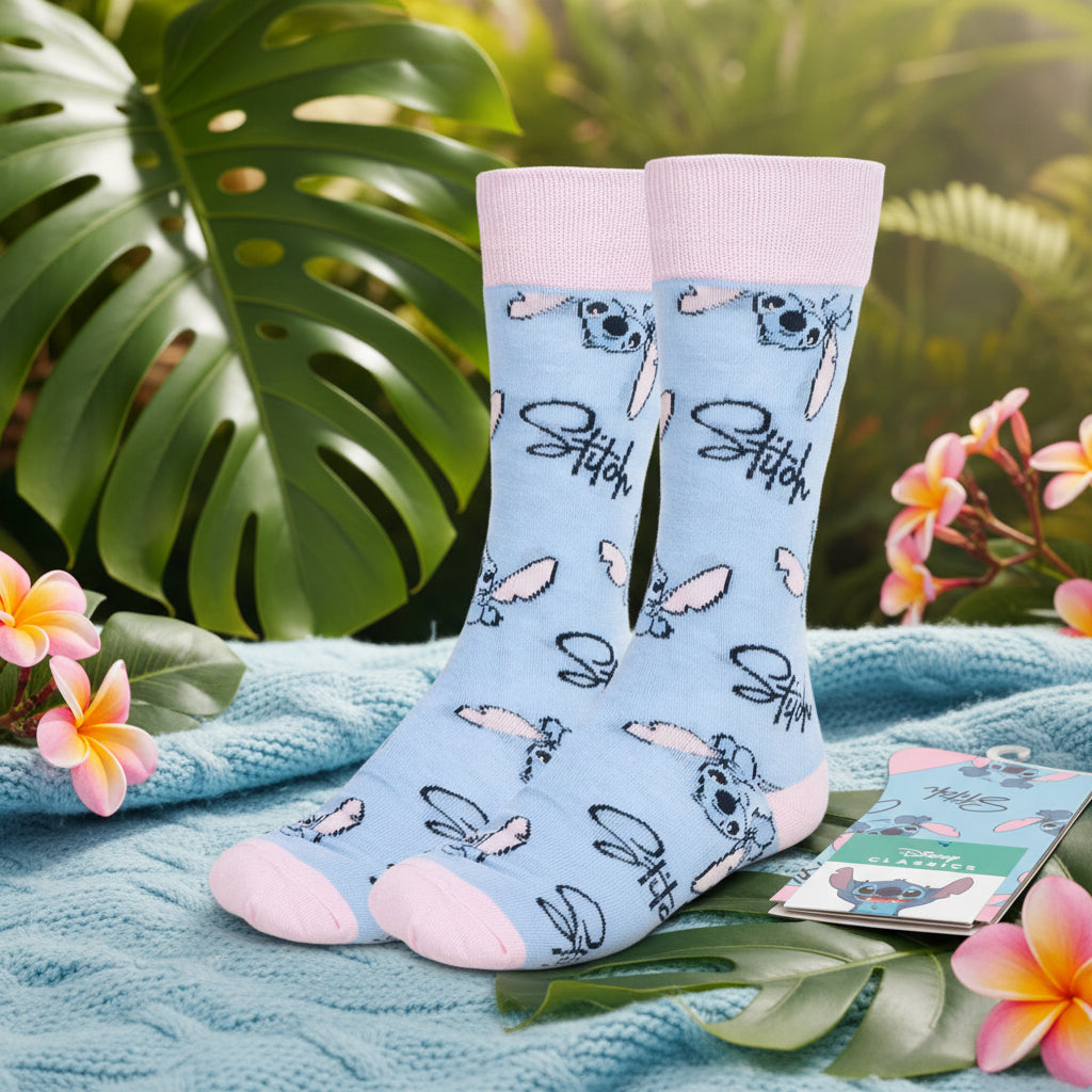 (Précommande) Chaussettes hautes pour femmes Disney Lilo et Stitch 36/43