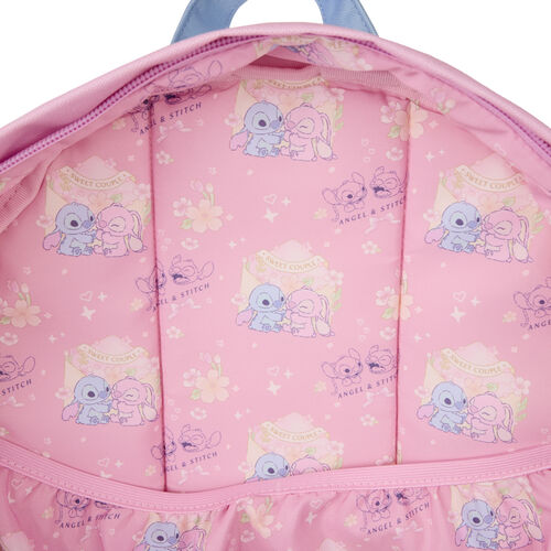 Sac à dos en nylon Stitch & Angel Stitch Disney Loungefly 43 cm