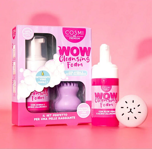 Kit nettoyant visage avec brosse nettoyante