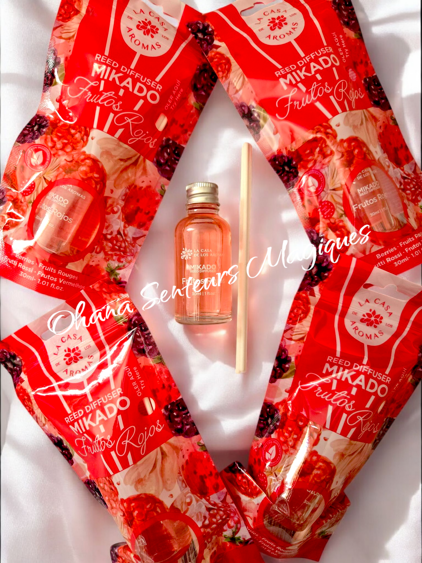 Mikado fruits rouges 30ml