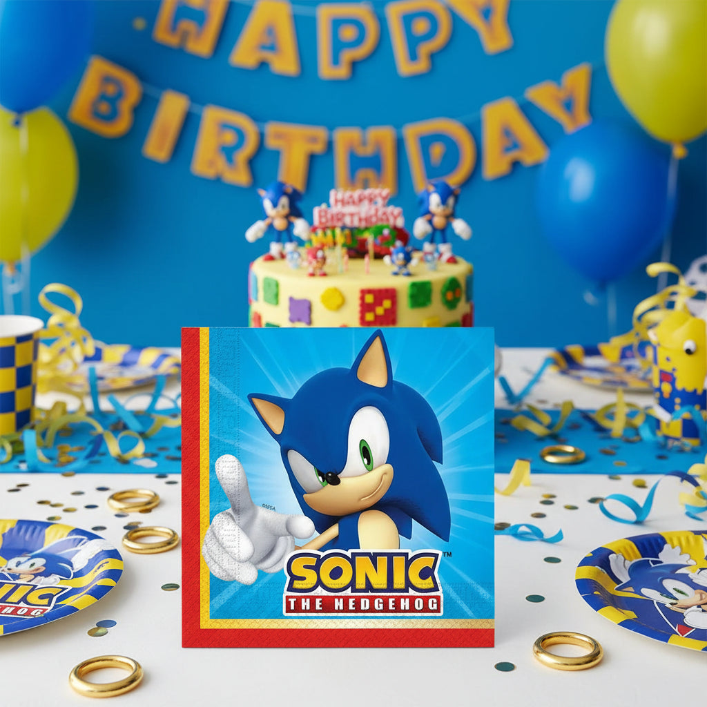 (Précommande) Serviette en papier Sonic 20 pièces