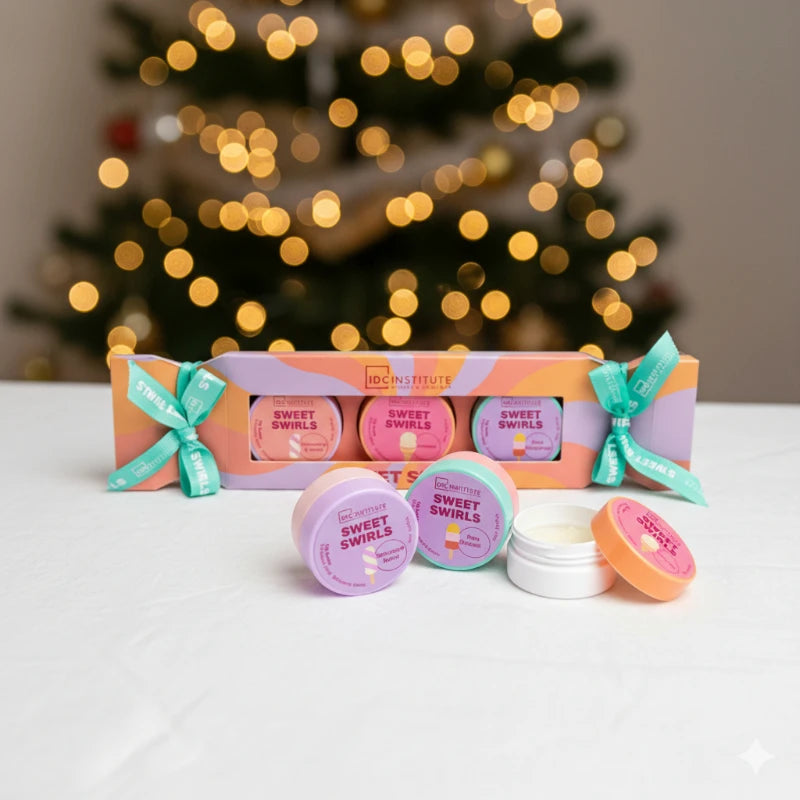 Coffret de Friandises pour les Lèvres Tropicales – Sweet Swirls (IDC Institute)