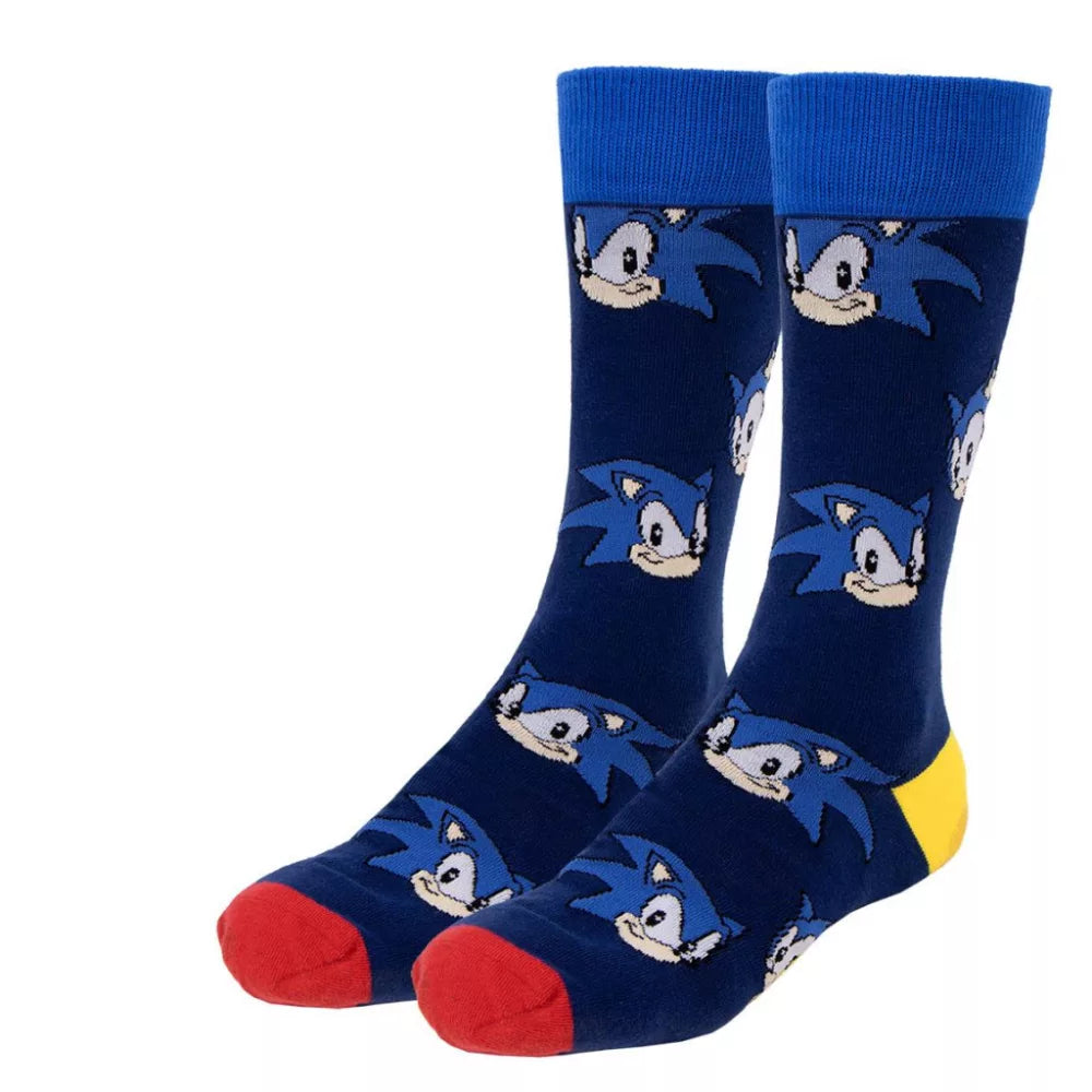 Chaussettes longues pour adultes Sonic 35/41