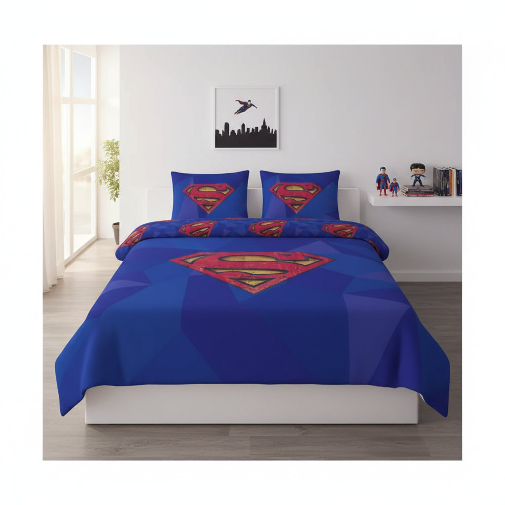 (Précommande) Parure de lit double Superman