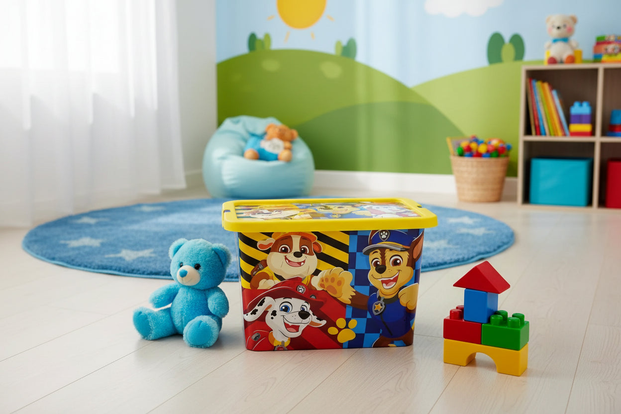 (Précommande) Boîte de rangement en plastique Pat patrouille 7L