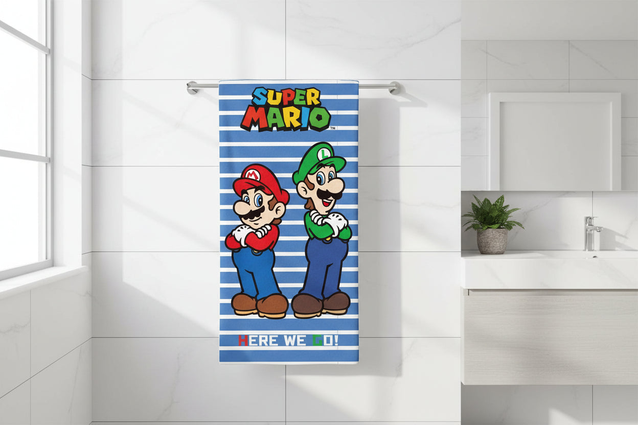(Précommande) Serviette de bain Mario