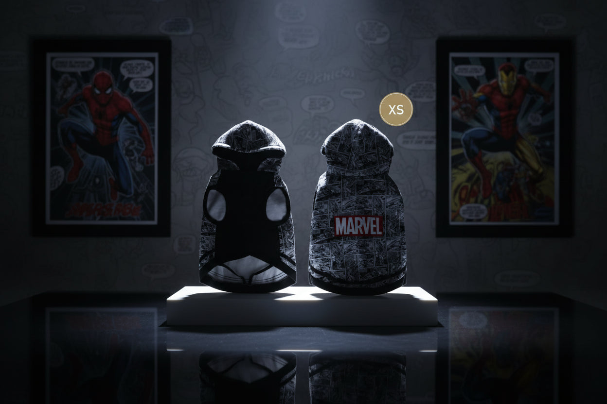 (Précommande) Vêtements pour chien Avengers Comic Marvel, pull pour chien XS