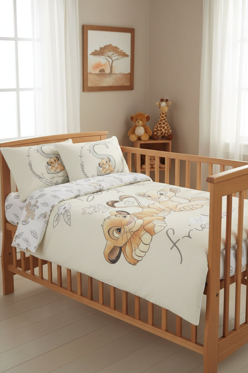 (Précommande) Parure de lit bébé Roi lion