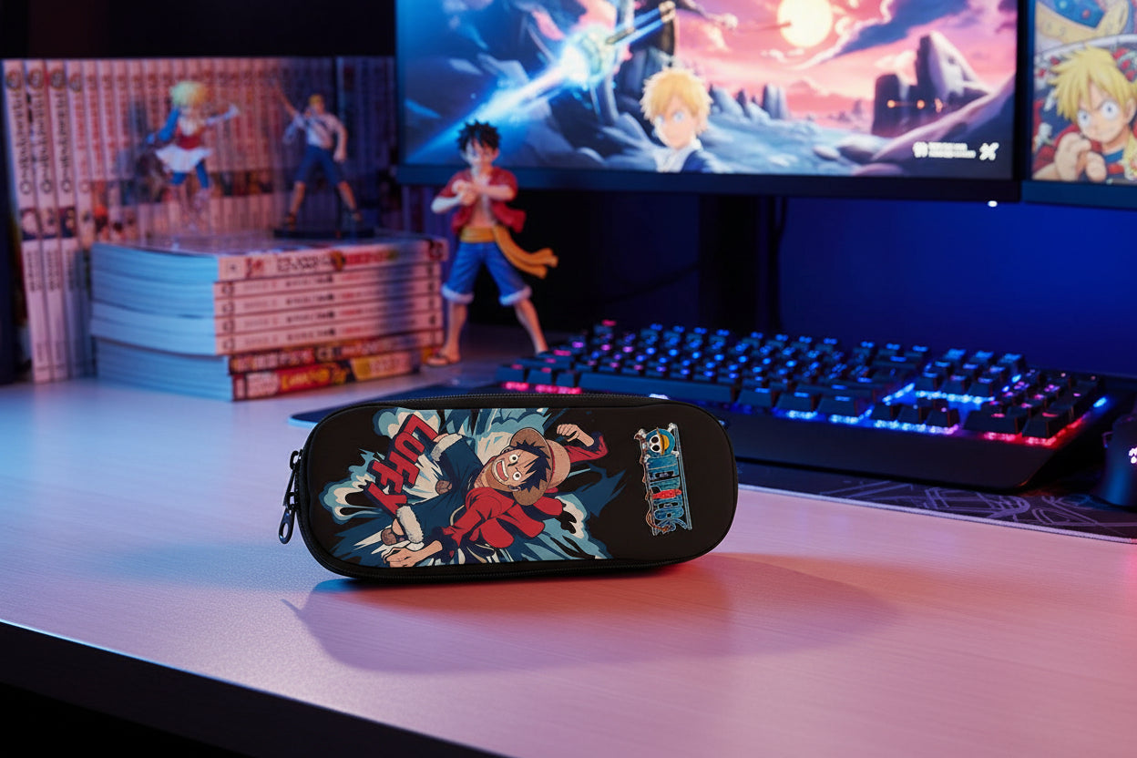 (Précommande) Trousse One Piece Luffy à 2 compartiments 23,5 cm