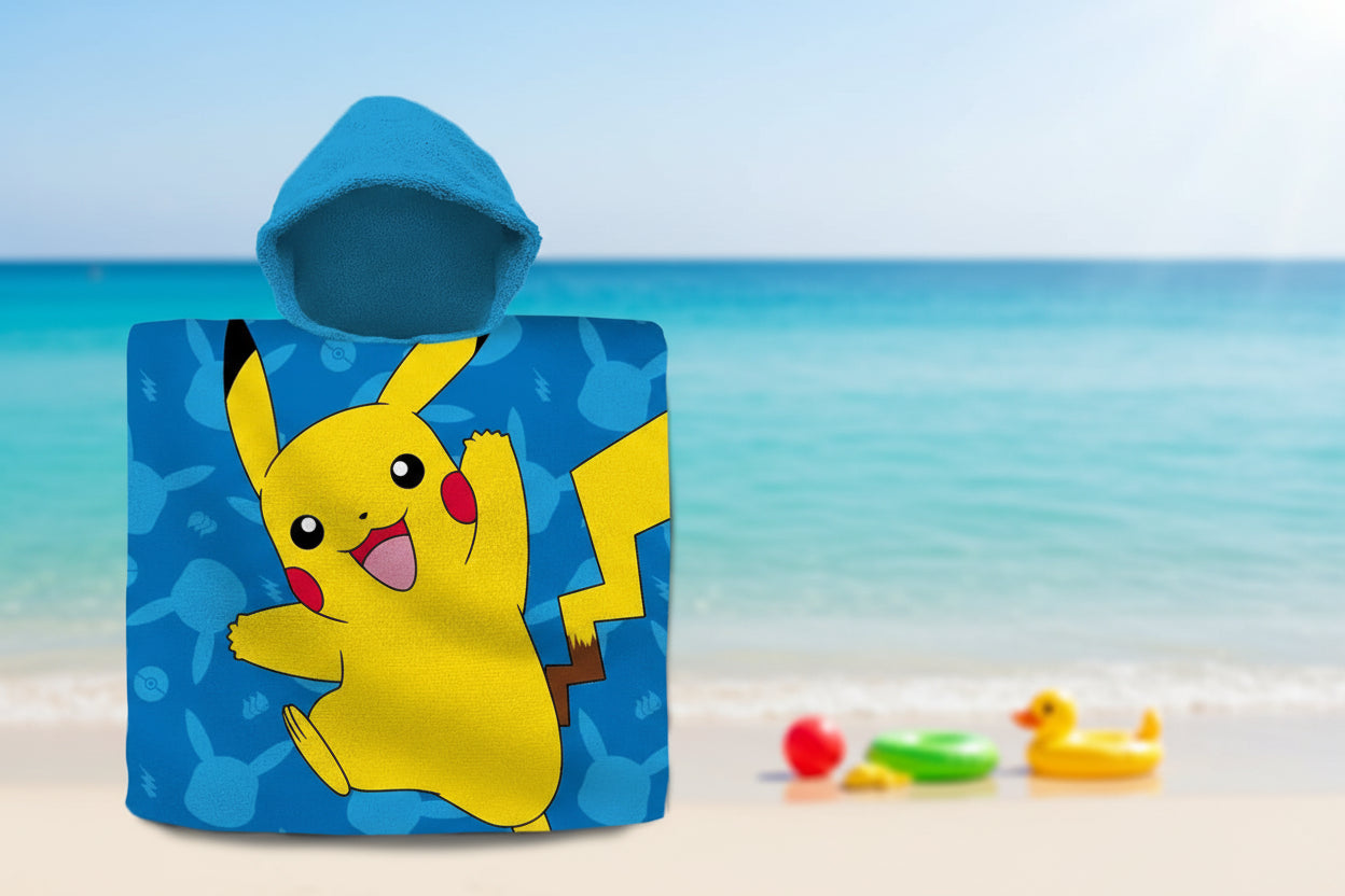 (Précommande) Poncho serviette de plage Pokémon