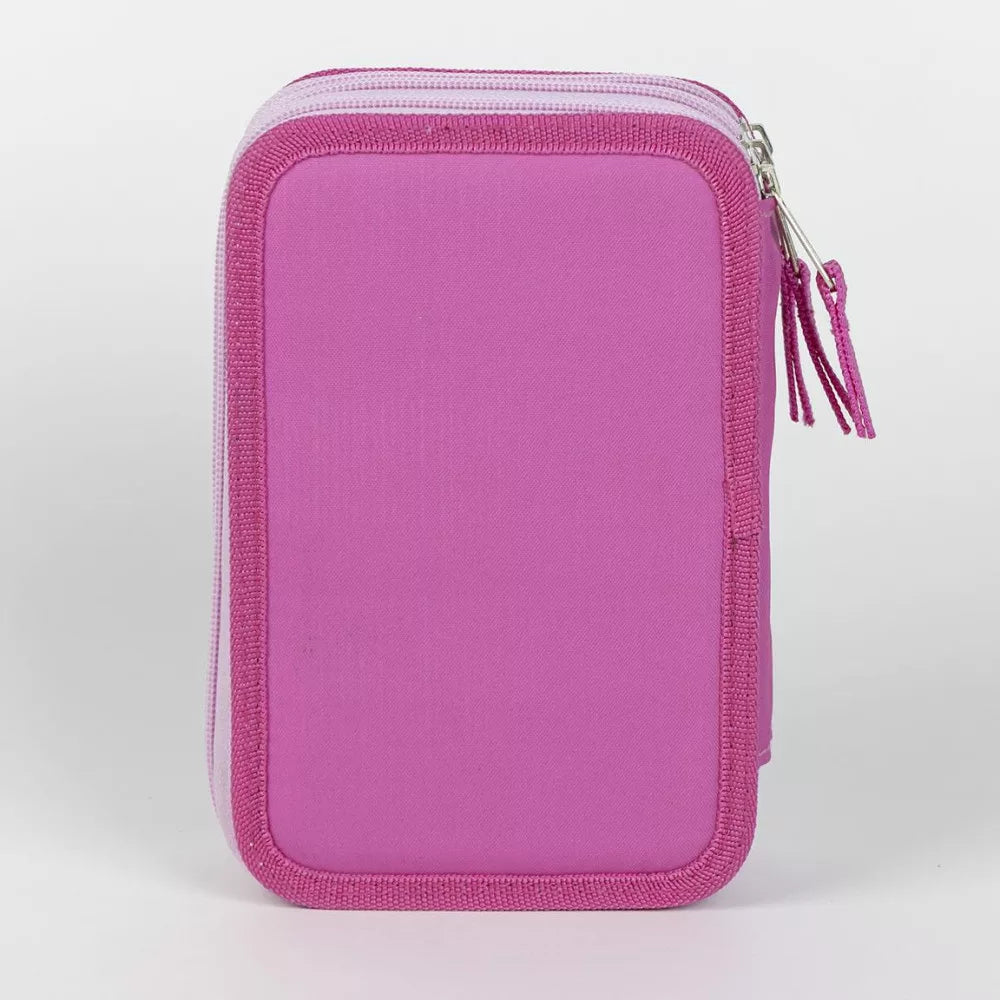 Trousse à crayons remplie Minnie 3 compartiments