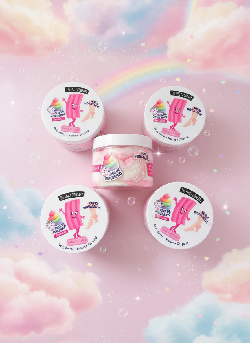 Beurre chantilly corporel - Chewing-gum fraise