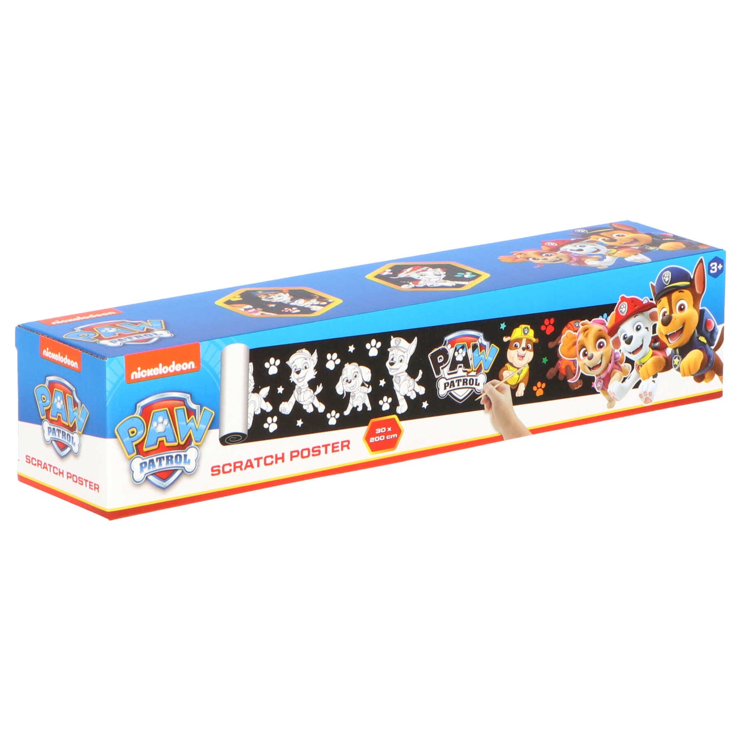 Poster à gratter - Pat patrouille