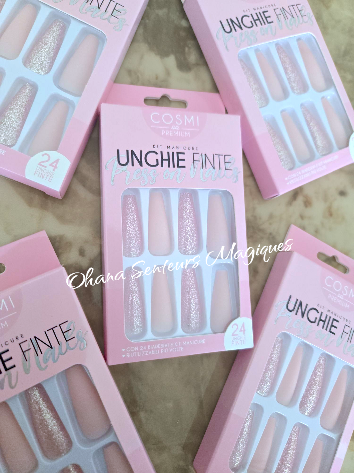Kit faux ongles adhésifs premium