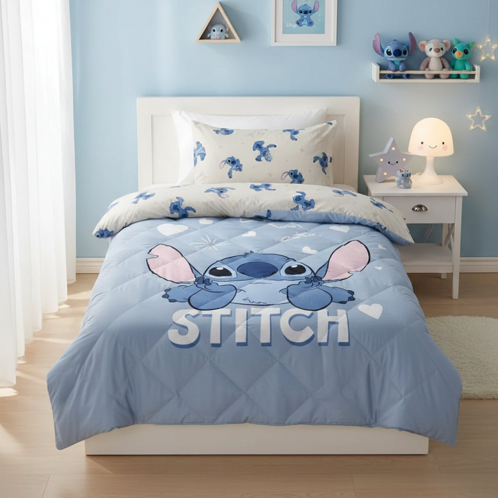 (Précommande) Couette lit 1 personne Stitch