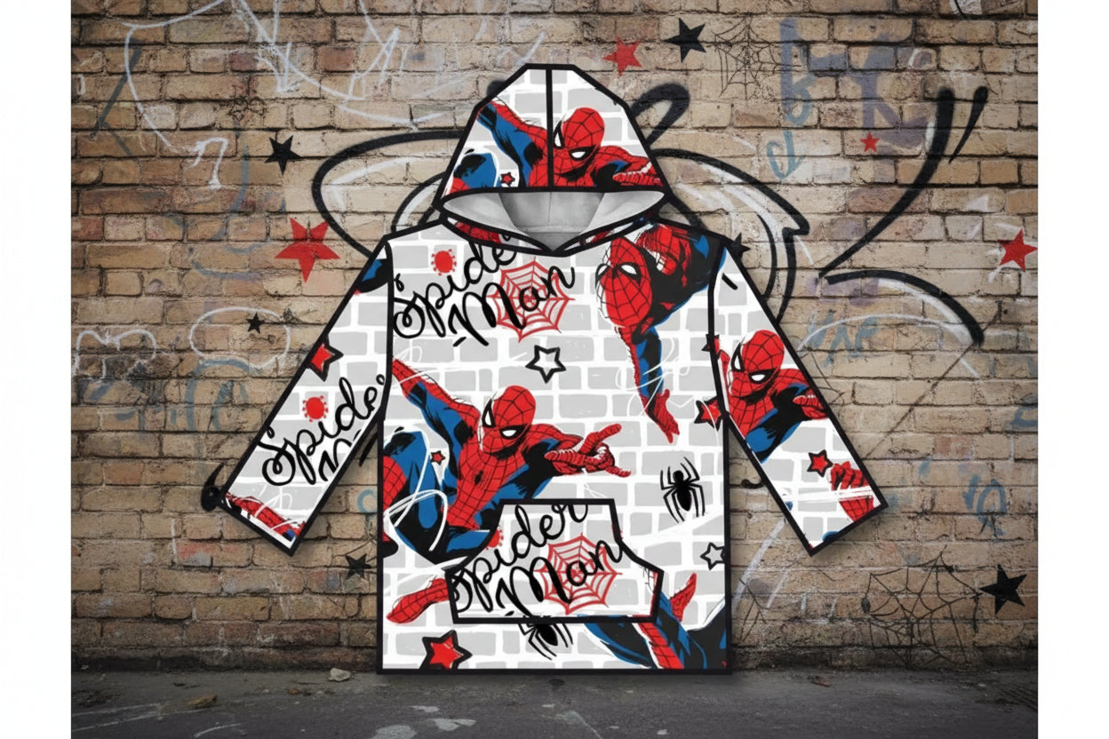 (Précommande) Couverture polaire en peluche Spiderman pour adulte