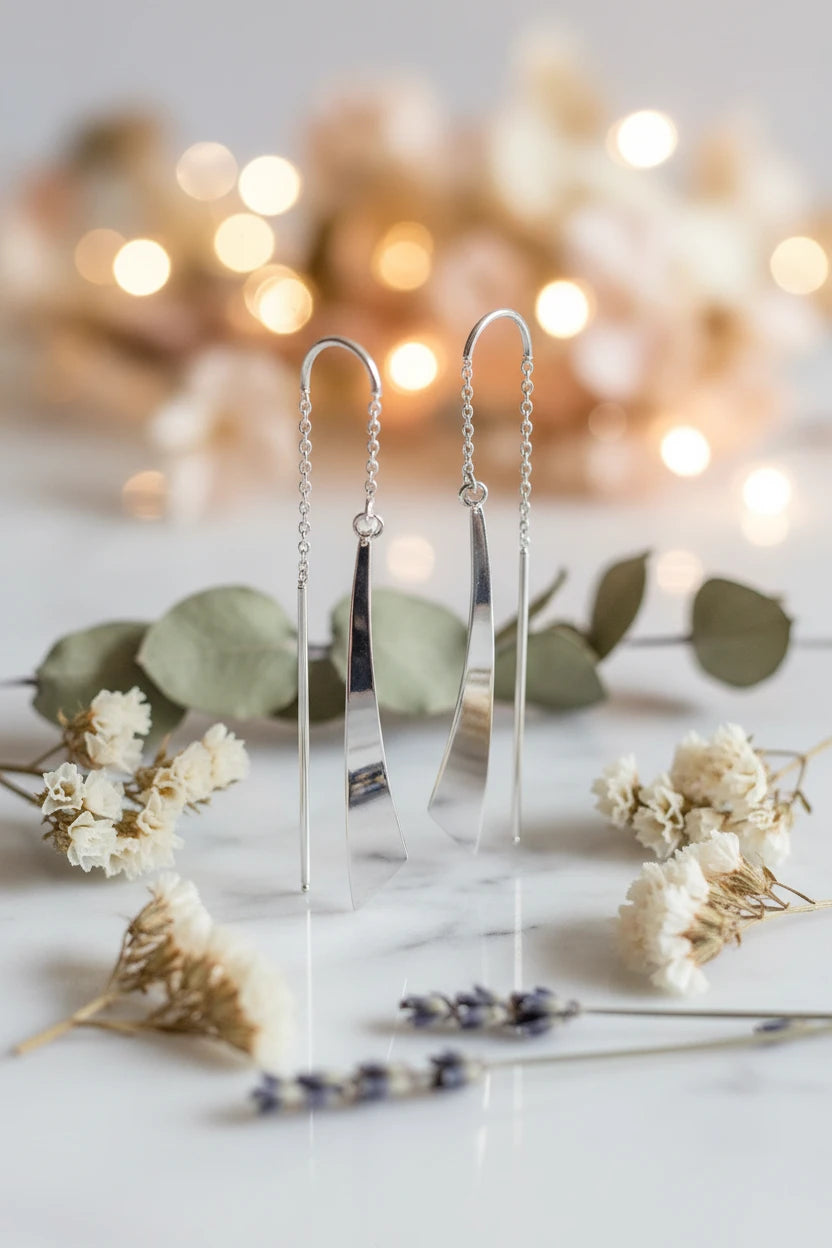 Boucles d'oreilles Victoria Silver (bijoux Victoria)