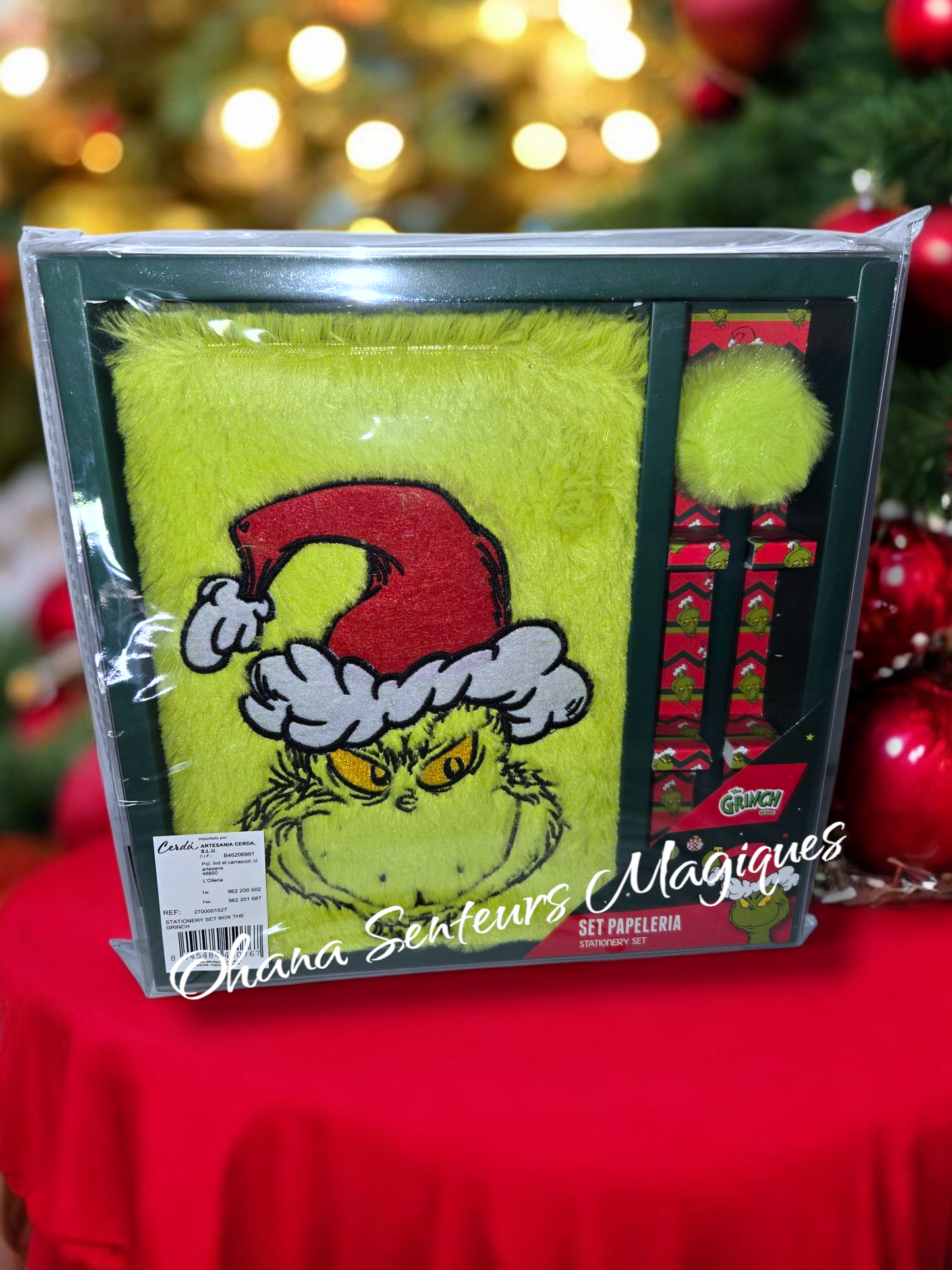 Coffret papeterie - Grinch