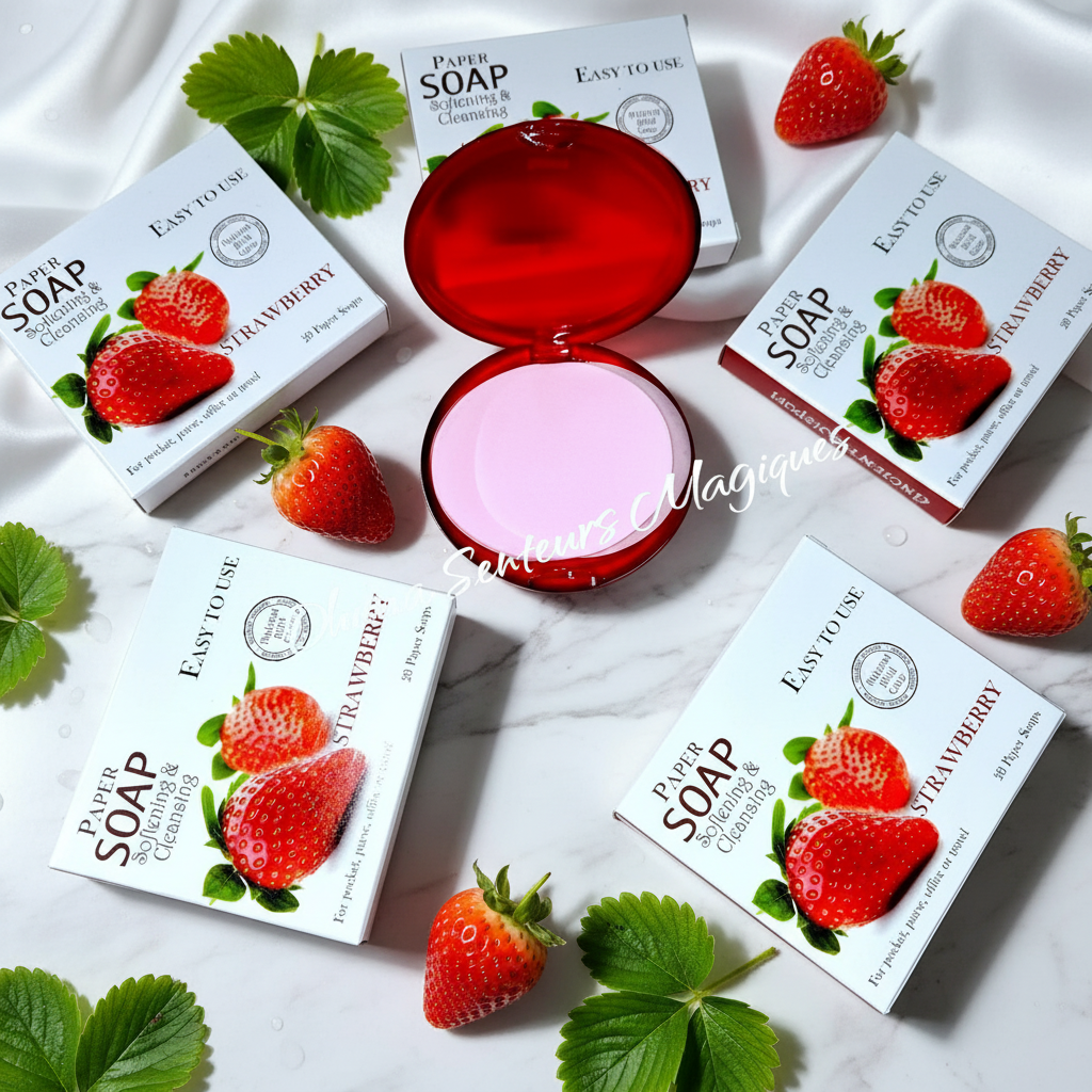 Feuilles de savon - Fraise