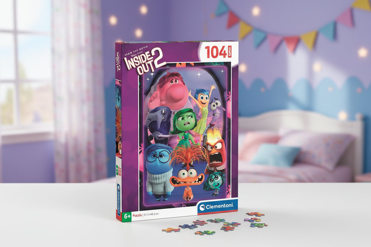 (Précommande) Puzzle mémoire Clementoni de 104 pièces Disney Vice-Versa