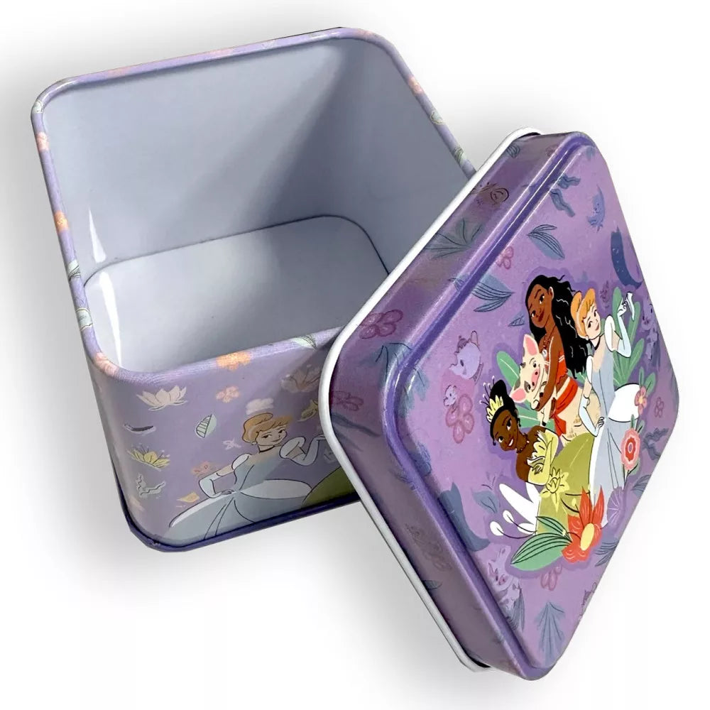 Mini boite en métal 7,5cm - Princesses
