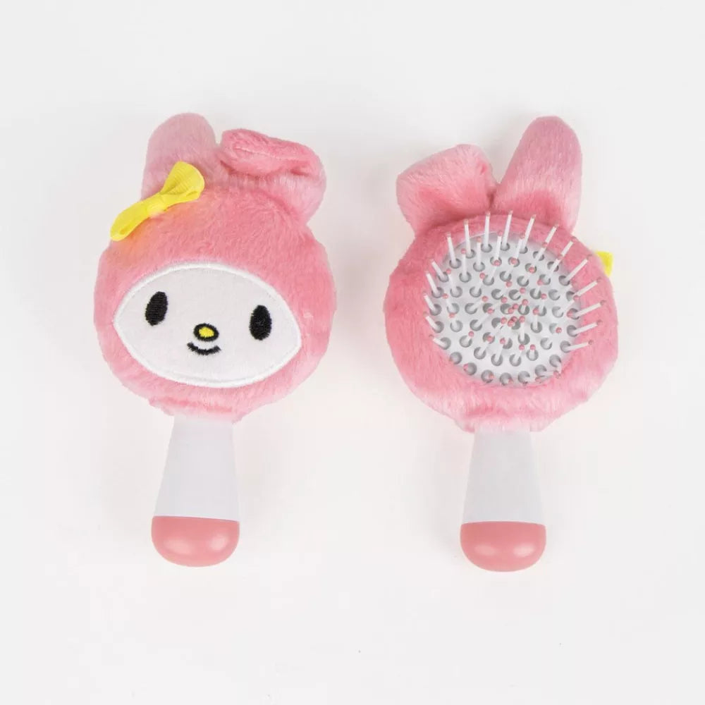 (Précommande) Mini brosse à cheveux en peluche Hello Kitty 13 cm