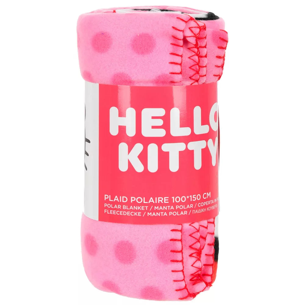 (Précommande)Couverture polaire Hello Kitty 100x150cm