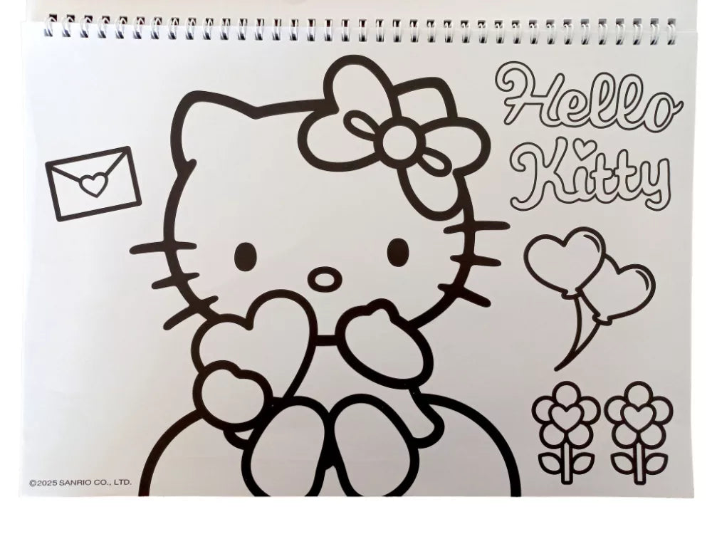 (Précommande) Carnet de croquis à spirale A/4 Hello Kitty
