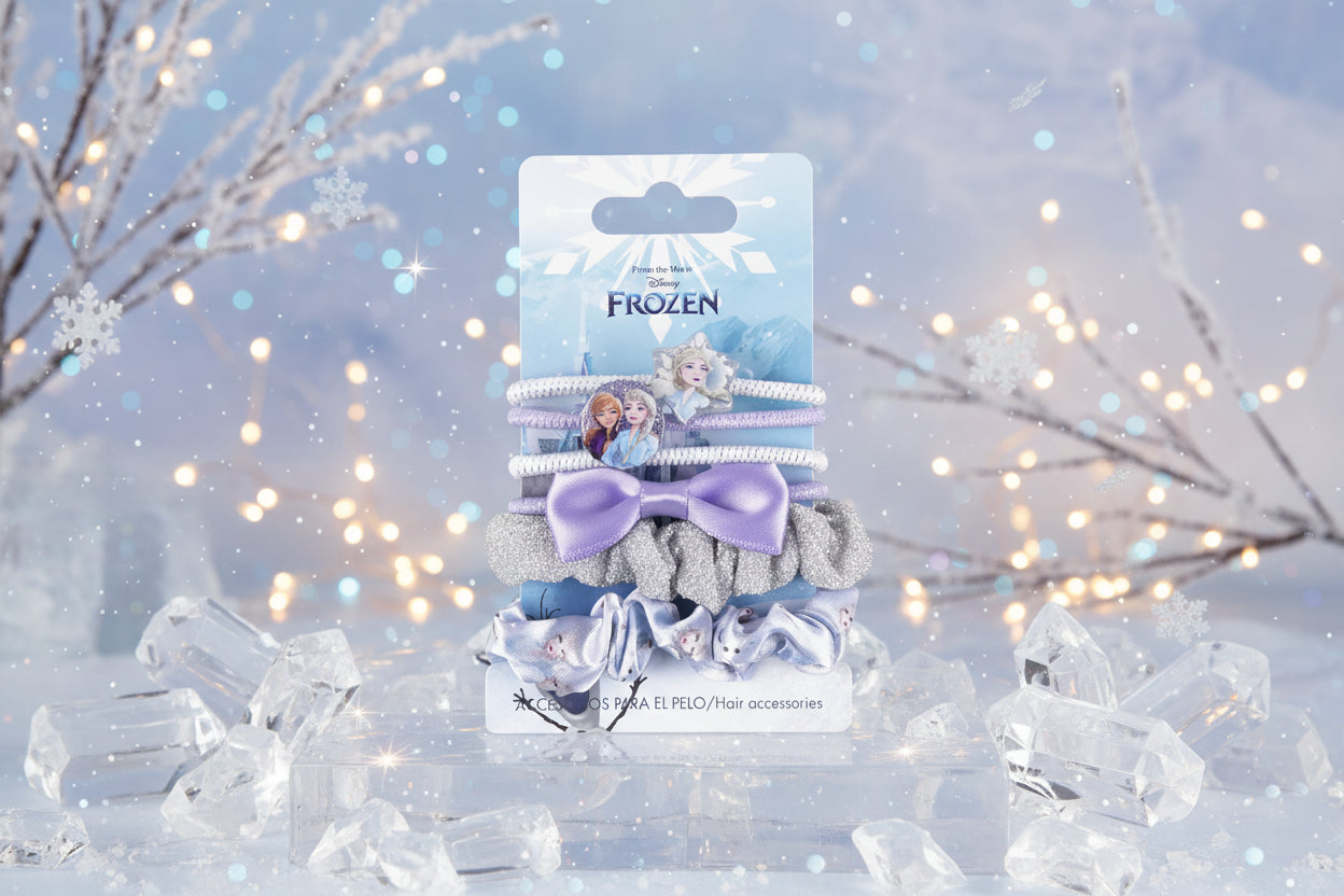 (Précommande) Lot de 6 élastiques à cheveux Disney Reine des neiges
