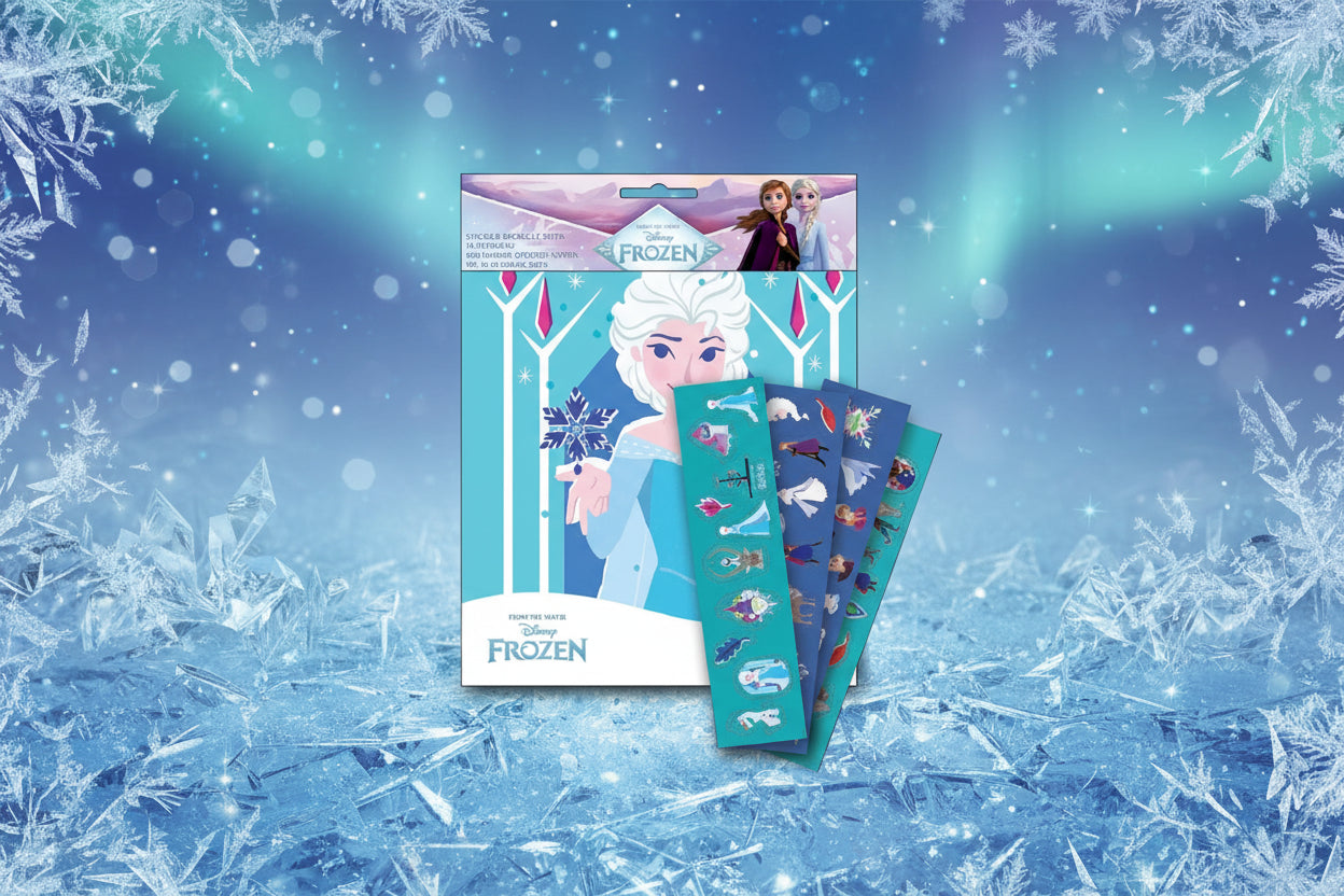 (Précommande) Album d'autocollants Reine des neiges avec 50 autocollants