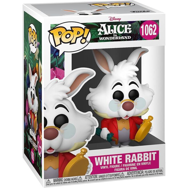Figurine POP Disney Alice au pays des merveilles Lapin blanc avec montre