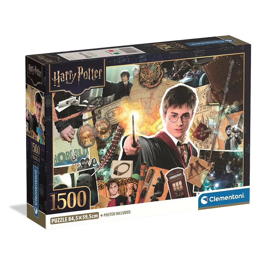(Précommande) Puzzle compact Harry Potter 1500 pièces + poster inclus Clementoni